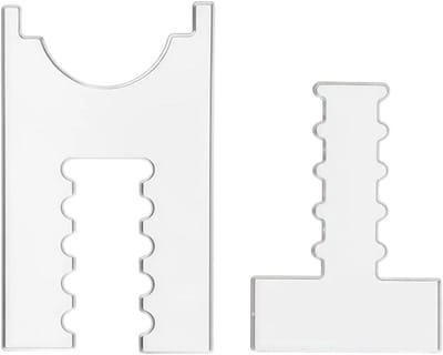Bankstopper - Meubelblokkers - Beschermt Muren - Instelbare Breedte - 20.4 cm Lengte - Transparant