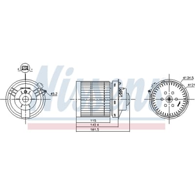 Binnenventilator NISSENS 87530