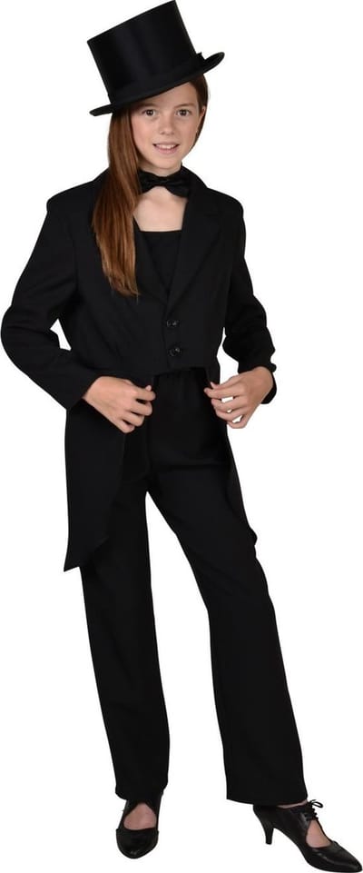 Zwarte kinder slipjas Jessy