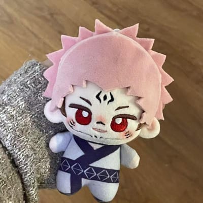 10 Cm Jujutsu Kaisen Ryomen Sukuna Knuffel Pluche Pop Nieuw Zeester Bedrukt Stuur Vrienden Speelgoed Voor Kinderen Kerst Oud Jaar Schattig Cadeau white