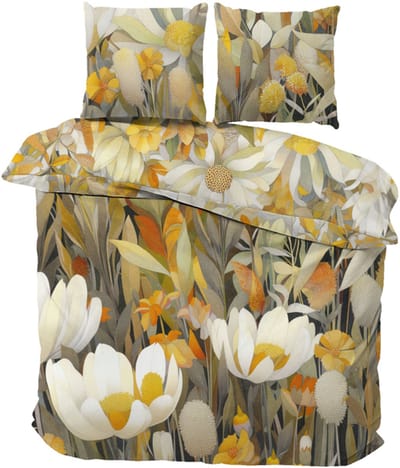 iSleep Dekbedovertrek Tessa - Eenpersoons - 140x200/220 cm - Multi