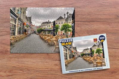 Puzzel Breda - Terras - Nederland - Legpuzzel - Puzzel 500 stukjes