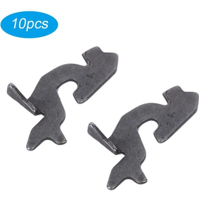 10 Pièces Tambour Principal Métal pour Machine à Tricoter Silver Reed SK280 SK260 SK360 SK326 gray
