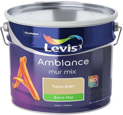 Levis - Ambiance Mur Extra Mat Mix - Tuscan Green - Mengverf - 10 L