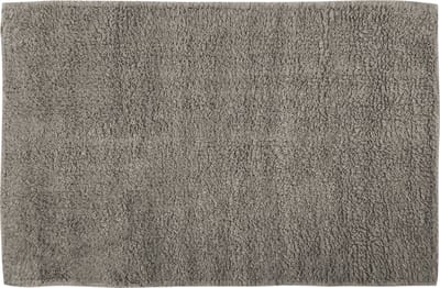 MSV Badkamerkleedje/badmat - voor op de vloer - taupe - 45 x 70 cm - polyester/katoen