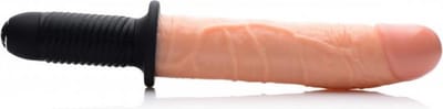 XR Brands - Master Series - Onslaught 13 Mode XL Dildo Thruster - Flesh