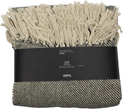 Gusta Plaid 130x160cm Antraciet - Cadeau