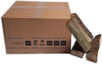 Eikenhout Brandhout - Ovenklaar Haardhout - Gezellige Avonden - Kamergedroogd Droog - 33 cm Lengte - Natuurlijk