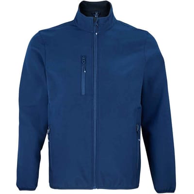 SOLS Heren Falcon Soft Shell Jas (Afgrond blauw)