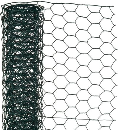 Nature - Verzinkt staal gaas - 0,5 x 2,5m - Groen - 13 x 13mm mazen
