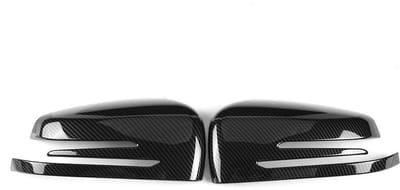 Dailygoods- Afdekkap Achteruitkijkspiegel - Beschermkap - Geschikt voor Benz A/B/C/E/S/CLA/GLK/GLA - W204/W246 - Eenvoudig te installeren - Hoogwaardig ABS-plastic - Spiegelkap