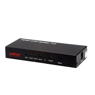 ROLINE 4K HDMI Video-Splitter, 4-voudig