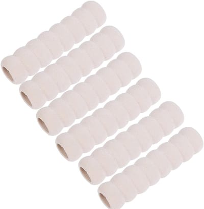 Deurklink Hoesjes - Veiligheid Mouwen - Baby Kamer Veiligheid - Antislip Spiraal Design - 6 Stuks - Wit