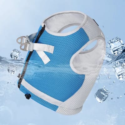 Verkoelend hondenvest Harnas Blauw Maat XL - Gewicht hond 12-18KG - Koelvest voor Hond