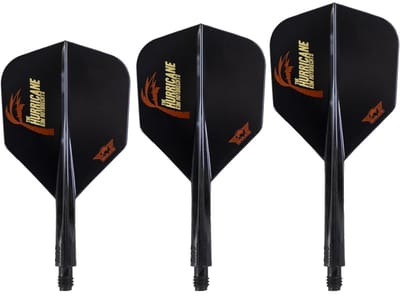 Condor Axe - Kim Huybrechts The Hurricane - Std.6 Black - Dart Flights