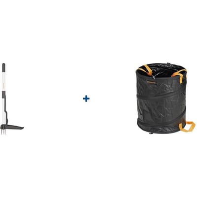 Fiskars light met gratis popup zak 56 l