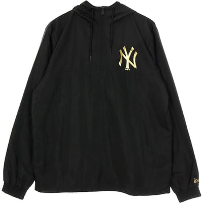 Heren pull-on windjack Mlb metallic windjack Neyyan zwart