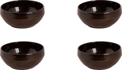 Palmer - Bama Copper - Schaal - Kom - 4 stuks - 45 cl - ø 15 cm - Koperkleurig - Stoneware - Bordenset