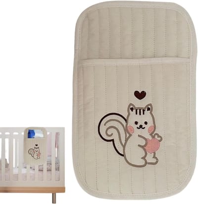 Wieg Organizer - Opbergtas Baby - Babykamer Organiseren - Ademend Katoen - 36 x 26 cm - Niet gespecificeerd