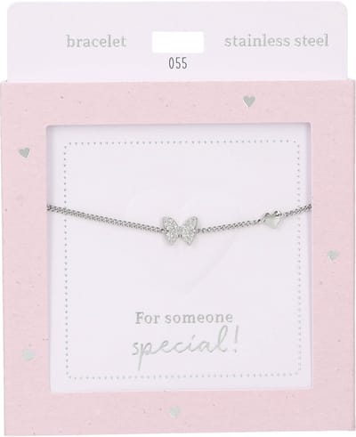 Depesche - Armband "Heart of Gold" - mot. 055 - Butterfly - silver