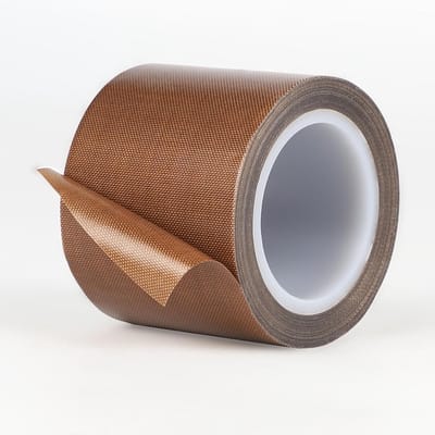 SnelShoppen - Teflon Tape 50 mm x 10 m - Hittebestendige Tape tot 300 °C - Glasvezel Tape voor Vacuum Machine en Pulse Sealer - Corrosiebestendig en W