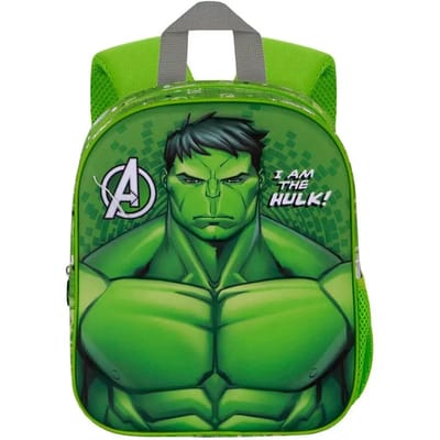 Karactermania - Marvel - Avengers - Hulk Rage - 3D Elite - Kleine Peuter Rugzak - Kleuter Backpack - Rugtas - Groen