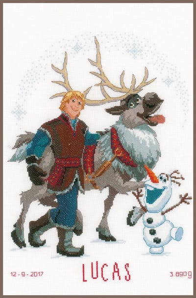 Vervaco - Telpakket kit - Geboorte - Disney Always up for adventure - PN-0167197 - Borduren - Borduurpakket - Borduurpakket geboorte - Borduurpakket volwassenen