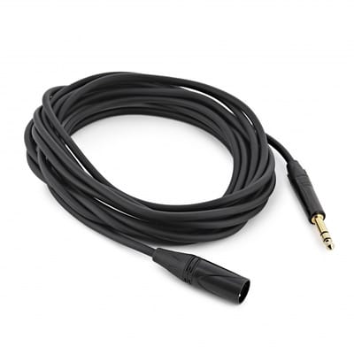 XLR (M) - TRS 6.35mm Jack Pro Cable, 10m