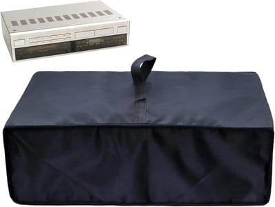 Platenspelerhoes - Muziekhoes - Stofvrij Houden - Waterdicht Oxford - 48 x 40 x 17 cm - Zwart