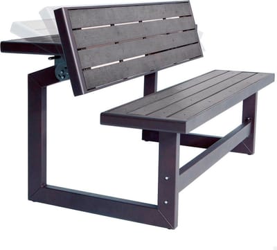 Lifetime Convertible Bank - Grijs, 145 x 77 cm