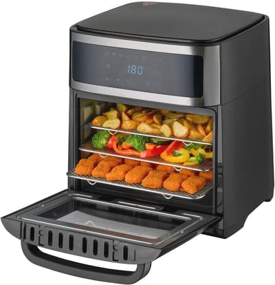 Airfryer Oven 13L met Digitale Besturing en Rotisserie | 8 Programma's | 1700W | Kookruimte met Binnenverlichting