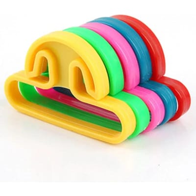 15KG Haak Draagbaar Dragen Voedsel Groente Apparaat Arbeidsbesparend Boodschappentas Draaghouder Handvat Comfortabele Greep Bescherm Handgereedschap Color Random 5pcs