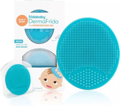 Frida Baby - DermaFrida The SkinSoother Baby Bath Silicone Brush - 2pk
