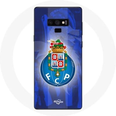 Samsung Galaxy Note 9 hoesje fcp porto blauwe achtergrond portugal