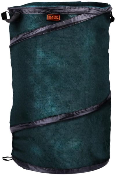 BLACK+DECKER Tuinafvalzak - Opvouwbaar - 45x75 CM - 120 L - Groen