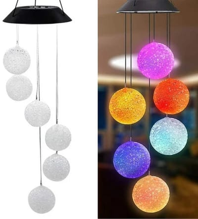 Home & Marker - Hanglamp Buiten - Sfeerverlichting - Tuinverlichting op Zonne Energie - Solar Tuinverlichting - AURAWIND