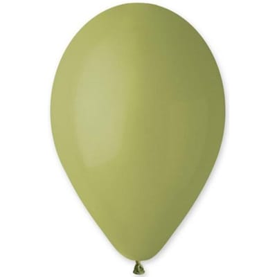 Ballons G110 Pastel 12 - Vert Olive 98/ 100