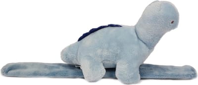 PIA Soft Toys Pluche Klaparmband Dinosaurus blauw - 21 cm