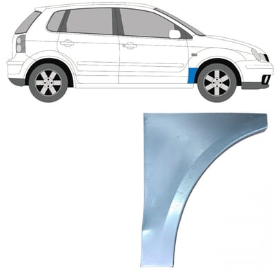 Reparatiepaneel voorspatbord voor Volkswagen Polo 2001-2009 / Rechts