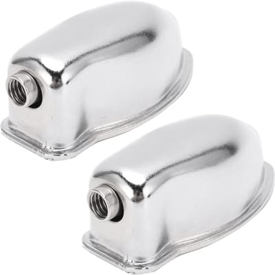 2 Pièces Tirant de Caisse Claire Fer Couleur Chrome Set Oreilles Instrument de Musique Accessoires d'Entretien WC27H