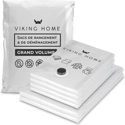 Vacuümzakken voor Kleding en Dekbedden (6 Stuks, Herbruikbaar, XXL en XL Maten) – Ruimtebesparende Opbergoplossingen