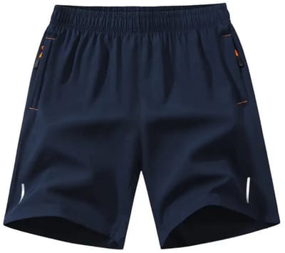 Bovista Tennisbroek Heren - Tennisshort - Tenniskleding - Padelbroek - Padel - Gym - Short - 2Pc - Grijs + Marineblauw - Maat M