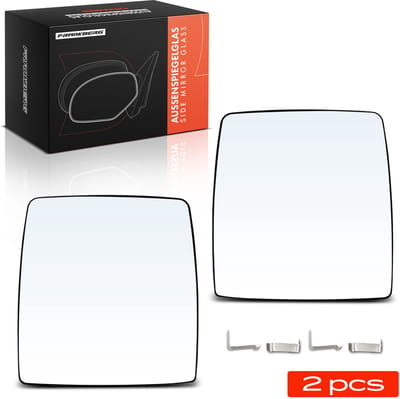 Frankberg 2x Spiegelglas Buitenspiegel Voor voor Opel Combo Tour