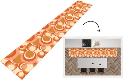 Keukenloper - Loper keuken - Cirkel - Retro - Patroon - 300x50 cm - Keukenloper vinyl