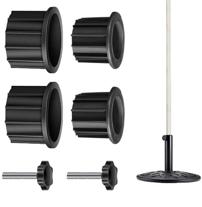 Dailygoody - Parasol Reducer Ringen - Stabiliteit en Aanpassing - Geschikt voor Parasolstandaards - Versterkt Stabiliteit - Ideaal voor Buiten
