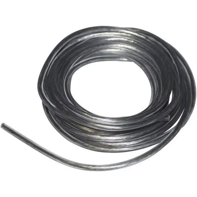 Fil électrique transparent haute tension HT de bougie Ø5mm x 5m pour mobylette cyclomoteur moto quad