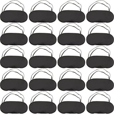 Oogmaskers en Oogstrips Set - 20 Stuks voor Ontspanning en Comfort tijdens Slapen en Reizen