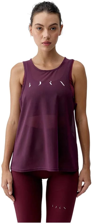 Born Living Yoga Bora Mouwloos T-shirt Paars S Vrouw
