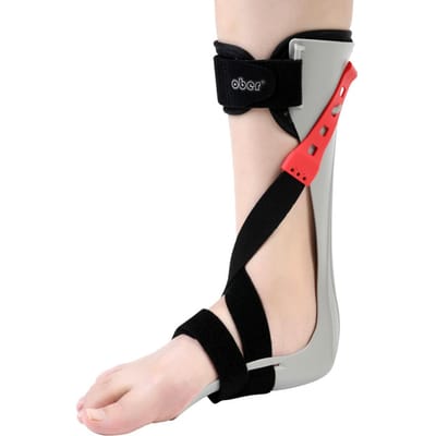 Orthèse de cheville Afo pour pied tombant Support Attelle Pour la marche avec chaussures ou le sommeil Accident Vasculaire Cérébral Hémiplégie Hommes Femmes S