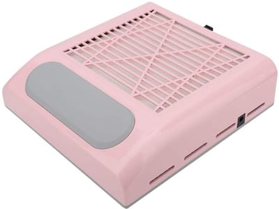 Nagelstofzuiger - 80W Nagelstofzuiger - Nagelsalonstofzuiger - Kunstnagels - Gelnagels - Elektrische Nagelstofzuiger - Tafelstofzuiger - Roze met filter - Manicure/Pedicure Hand en Voet